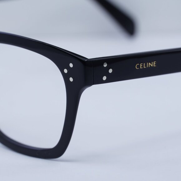 Final Price! Celine CL50119I 001 Shiny Black Eyeglasses 52mm - Picture 9 of 11
